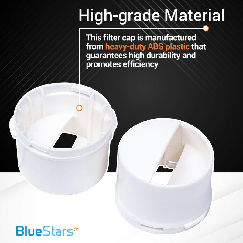 BlueStars WP2260518W 2260502W Refrigerator Water Filter Cap Replacement - Compatible with Whirlpool & Kenmore Refrigerators - Replaces 2260518W WP2260518WVP PS11739972 - Image 4